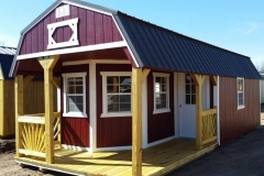 1_Painted-Deluxe-Lofted-Playhouse- in an Old Hickory Shed 1_Painted-Deluxe-Lofted-Playhouse- in an Old Hickory Shed