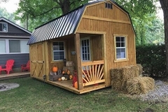 Old Hickory Shed Side Porch Old Hickory Shed Side Porch